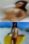 Horny woman playing